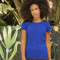 Königsblau - Back - Fruit of the Loom - T-Shirt für Damen kurzärmlig