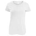 Weiß - Front - Fruit of the Loom - T-Shirt für Damen kurzärmlig