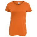 Orange - Front - Fruit of the Loom - T-Shirt für Damen kurzärmlig