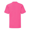 Fuchsia - Back - Fruit of the Loom - T-Shirt für Damen kurzärmlig