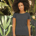 Helles Anthrazit - Back - Fruit of the Loom - T-Shirt für Damen kurzärmlig