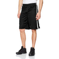 Schwarz-Weiß - Back - Spiro Herren Basketball-Shorts, schnelltrocknend