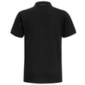 Schwarz-Limette - Back - Asquith & Fox Herren Polo-Shirt, kurzärmlig