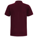 Burgunder-Graphit - Back - Asquith & Fox Herren Polo-Shirt, kurzärmlig