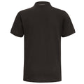 Graphit-Grau meliert - Back - Asquith & Fox Herren Polo-Shirt, kurzärmlig