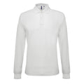 Weiß - Front - Asquith & Fox Herren Polo-Shirt, langärmlig