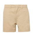 Khaki - Front - Asquith & Fox Damen Shorts