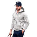 Grau Meliert - Back - Nimbus Herren Williamsburg Kapuzenjacke