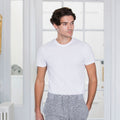 Weiß - Back - Comfy Co Herren Sleepy T Kurzarm Pyjama T-Shirt