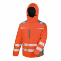 Orange - Front - Result Safeguard Herren Dynamic Hi-Vis Softshell Work Jacke