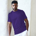Violett - Back - AWDis Just Cool Herren Smooth Kurzarm T-Shirt