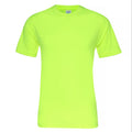 Elektrik Gelb - Front - AWDis Just Cool Herren Smooth Kurzarm T-Shirt