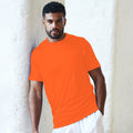 Elektrik Orange - Back - AWDis Just Cool Herren Smooth Kurzarm T-Shirt