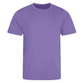 Digitalesd Lavender - Front - AWDis Just Cool Herren Smooth Kurzarm T-Shirt