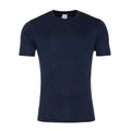 Dunkles Marineblau - Front - AWDis Just Cool Herren Smooth Kurzarm T-Shirt