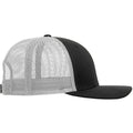 Schwarz-Weiß - Back - Yupoong Flexfit Retro Trucker Kappe