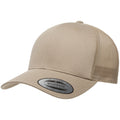 Khaki-Khaki - Front - Yupoong Flexfit Retro Trucker Kappe