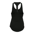 Schwarz - Back - Tri Dri Damen Performance Tank Top