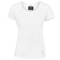 Weiß - Front - Nimbus Damen Pique-T-Shirt Danbury kurzärmlig