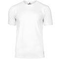 Weiß - Front - Nimbus Herren Danbury Pique Kurzarm T-Shirt