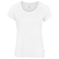 Weiß - Front - Nimbus Damen T-Shirt Montauk Essential Kurzarm