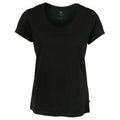 Schwarz - Front - Nimbus Damen T-Shirt Montauk Essential Kurzarm