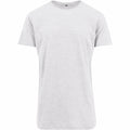 Weiß - Front - Build Your Brand Herren Shaped Long Kurzarm T-Shirt