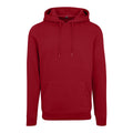 Rubinrot - Front - Build Your Brand Herren Heavy Kapuzenpullover