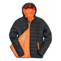 Schwarz-Orange - Front - Result Core Herren Soft Steppjacke