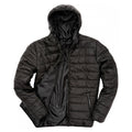 Schwarz - Front - Result Core Herren Soft Steppjacke