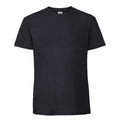 Schwarz - Front - Fruit Of The Loom Herren Premium T-Shirt