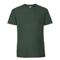 Flaschengrün - Front - Fruit Of The Loom Herren Premium T-Shirt