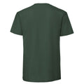 Flaschengrün - Back - Fruit Of The Loom Herren Premium T-Shirt