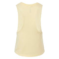 French Vanille meliert - Back - Bella + Canvas Damen Crop-Tanktop mit Racerback