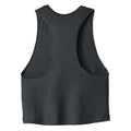 Dunkelgrau meliert - Back - Bella + Canvas Damen Crop-Tanktop mit Racerback