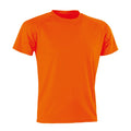 Fluoreszierendes Orange - Front - Spiro Unisex Impact Aircool Tee