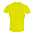 Fluoreszierendes Gelb - Back - Spiro Unisex Impact Aircool Tee