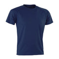 Marineblau - Front - Spiro Unisex Impact Aircool Tee