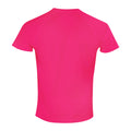 Fluoreszierendes Pink - Back - Spiro Unisex Impact Aircool Tee