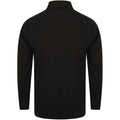 Schwarz - Back - Henbury Herren Rollkragen-Sweatshirt, langärmlig, hoher Baumwollanteil