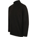 Schwarz - Lifestyle - Henbury Herren Rollkragen-Sweatshirt, langärmlig, hoher Baumwollanteil