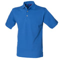 Königsblau - Front - Henbury Herren Polo-Shirt, unifarben