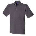 Graphit - Front - Henbury Herren Polo-Shirt, unifarben