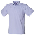 Lila - Front - Henbury Herren Polo-Shirt, Kurzarm