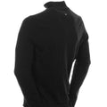 Schwarzer Onyx - Back - Callaway Herren Merinowollpullover mit Reißverschluss bis zur Brust