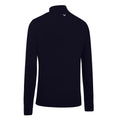 Peacoat-Marineblau - Back - Callaway Herren Merinowollpullover mit Reißverschluss bis zur Brust