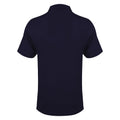 Oxford Marineblau - Back - Henbury Herren Polo-Shirt Coolplus Pique