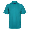 Jade - Front - Henbury Herren Polo-Shirt Coolplus Pique