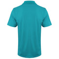 Jade - Back - Henbury Herren Polo-Shirt Coolplus Pique