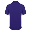 Violett - Back - Henbury Herren Polo-Shirt Coolplus Pique